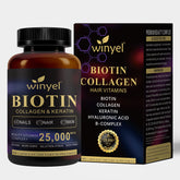 Biotin 25000 mcg capsules for women and men 
