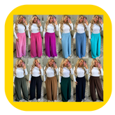 Women’s palazzo pants wide leg trousers