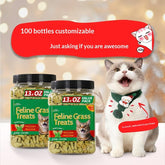 Cat grass biscuits healthy cat treats