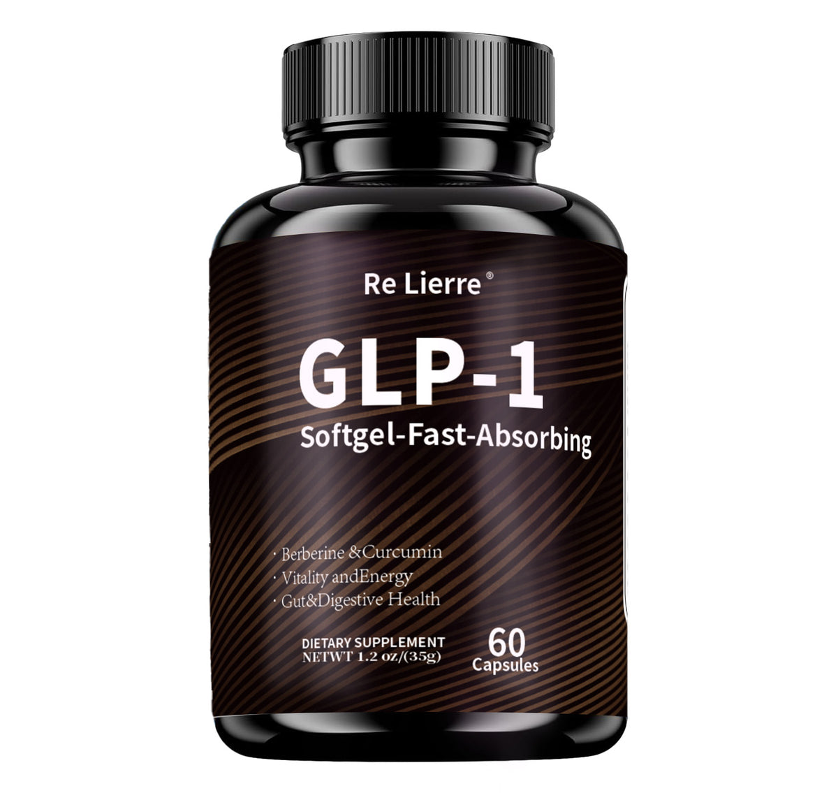 GLP-1 support supplement product packaging