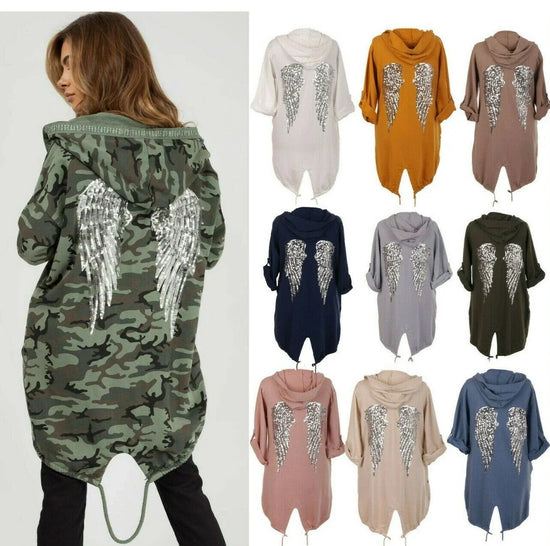 Angel Wings Hoodie – Unisex Graphic Pullover Sweatshirt with Wing Design